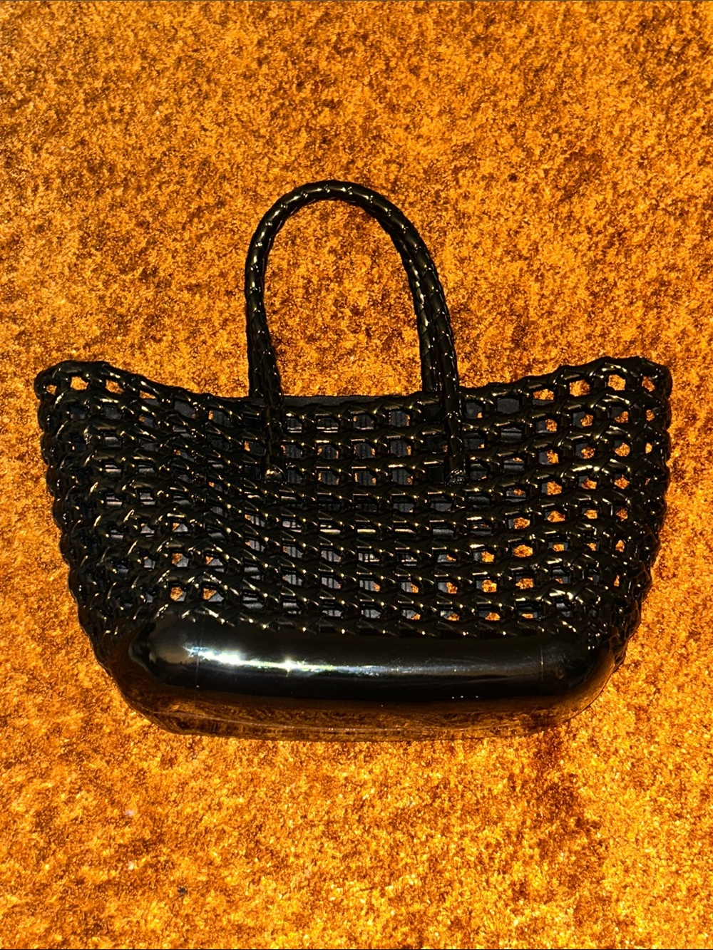 Black Woven Tote Bag - Stylish Everyday Carry